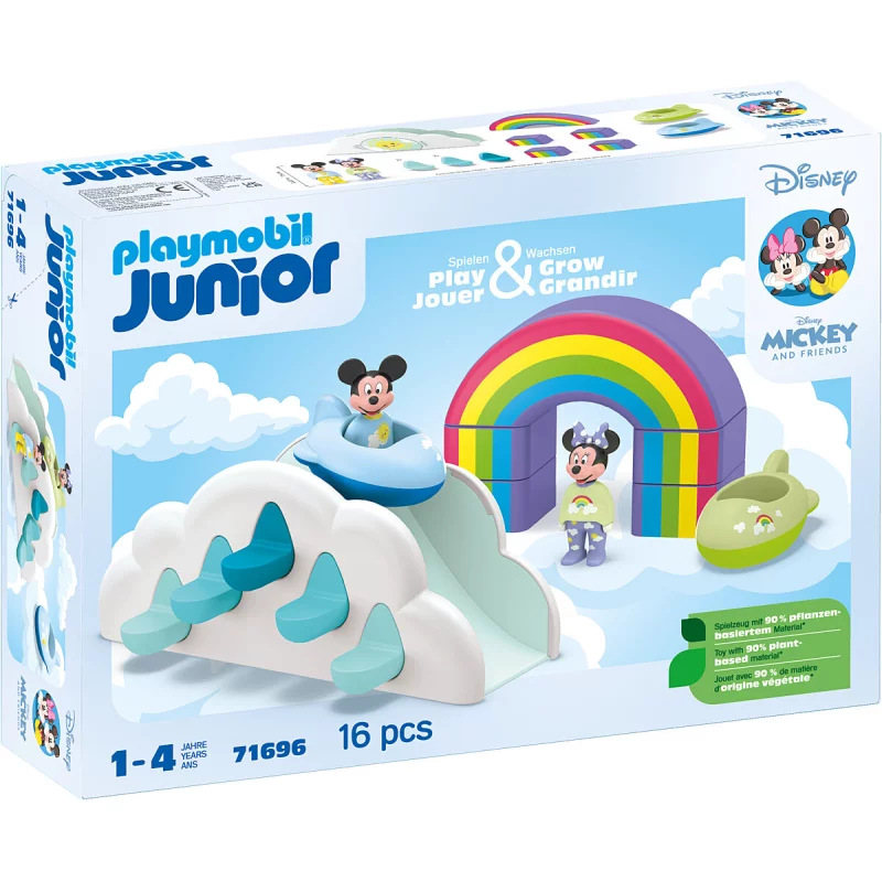Image : Playmobil 71696 Junior & Disney : Maison des Nuages de Mickey et Minnie