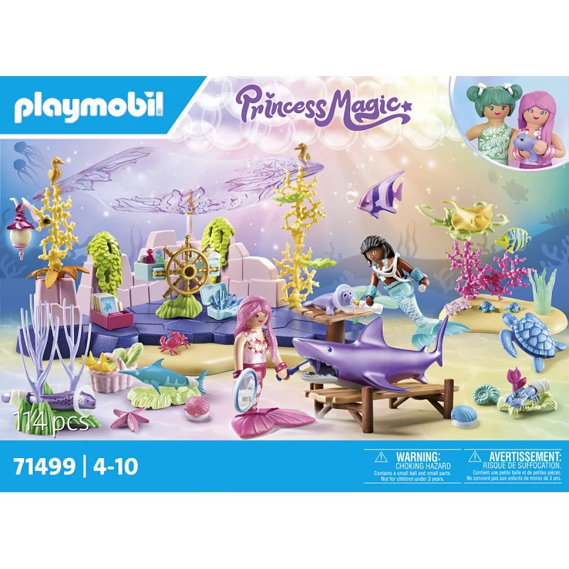 Image : Playmobil 71499 Centre de Soin des sirènes pour Animaux Marins - Princess Magic