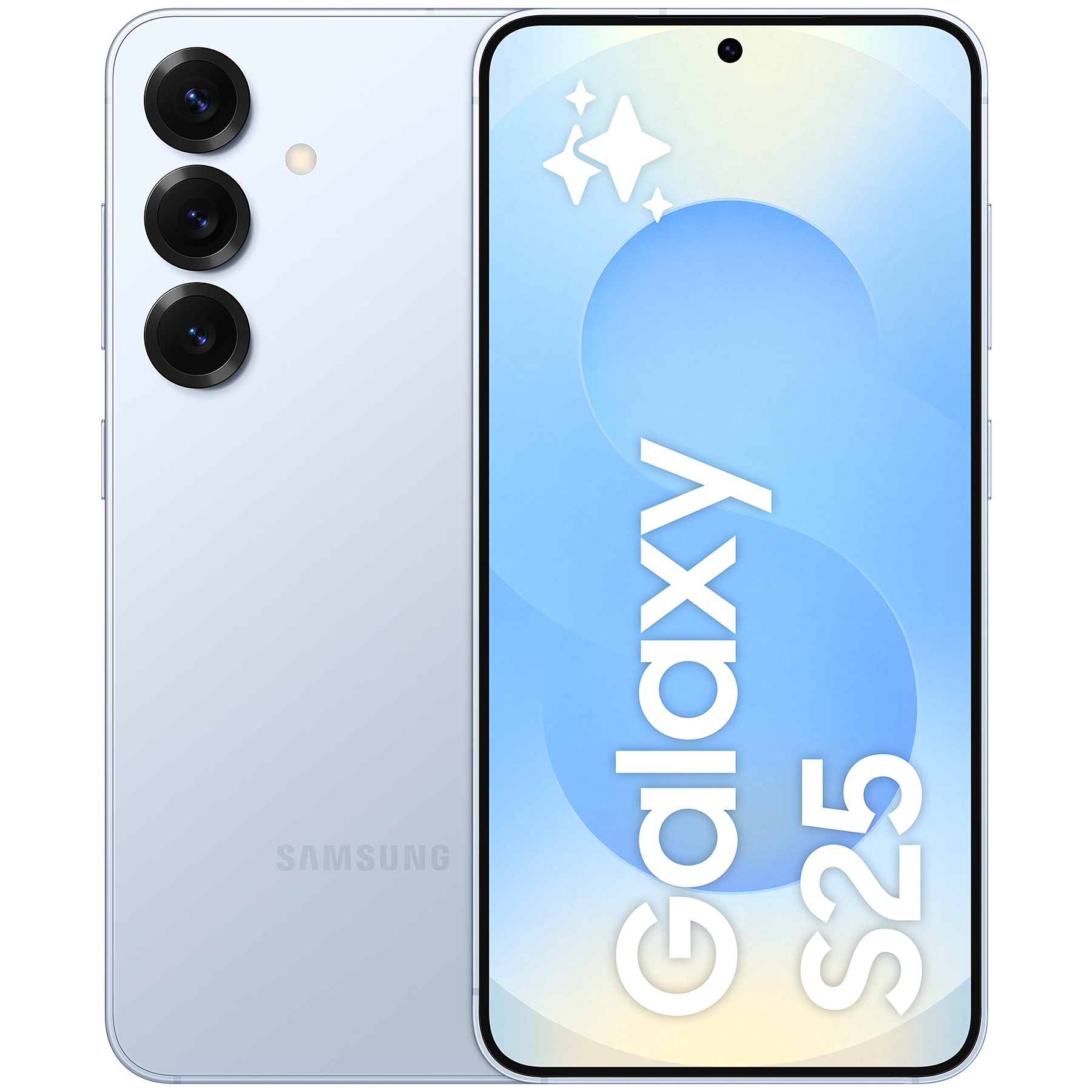 Image : SAMSUNG Galaxy S25 Bleu clair 128Go Smartphone