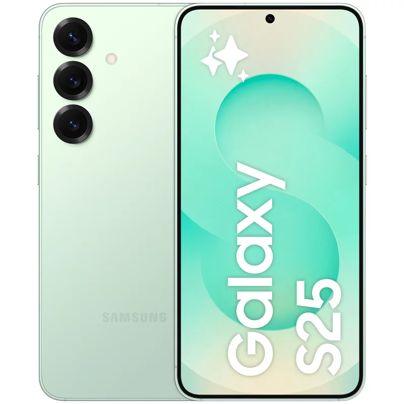 Image : SAMSUNG Galaxy S25 Vert d'eau 128Go Smartphone