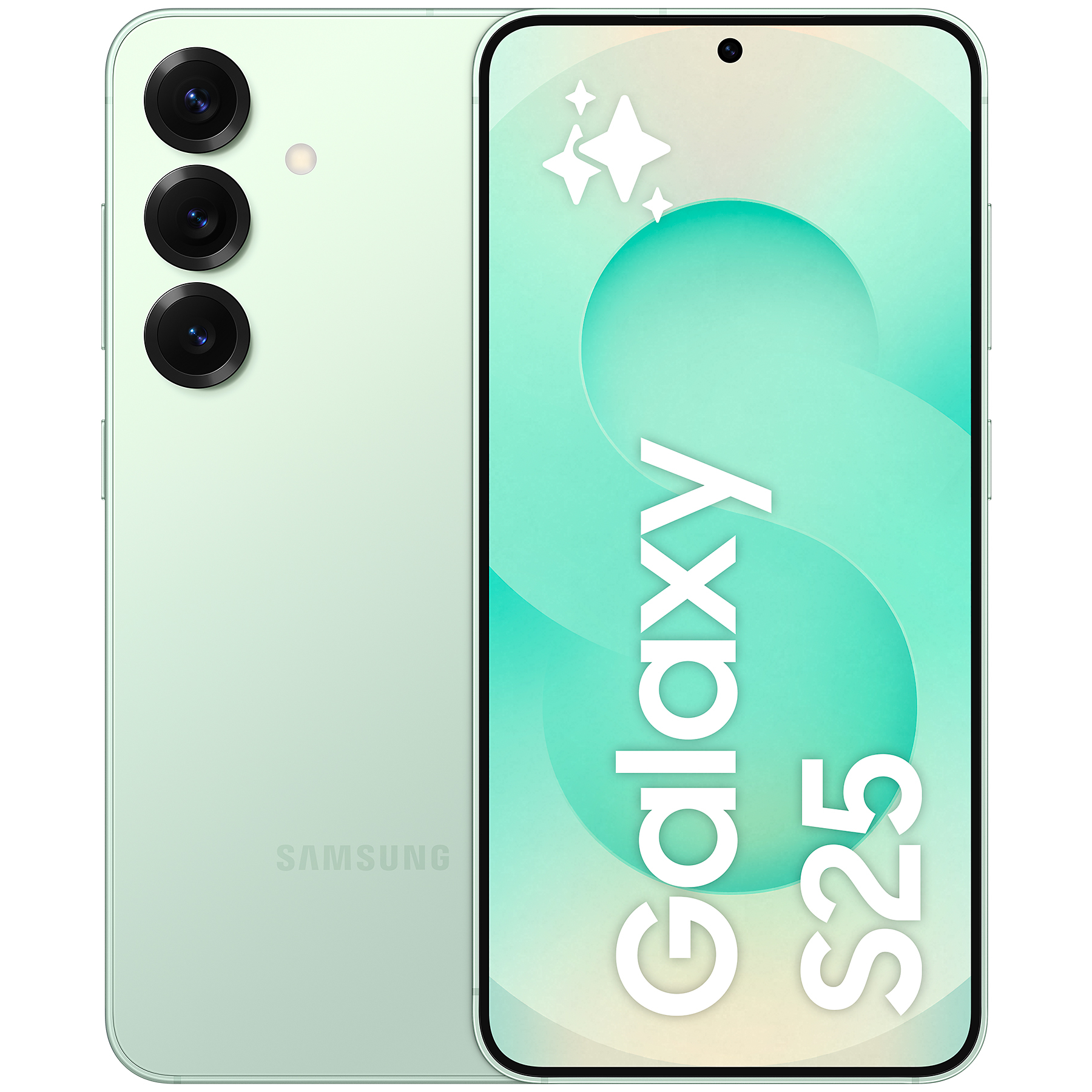 Image : SAMSUNG Galaxy S25 Vert d'eau 128Go Smartphone