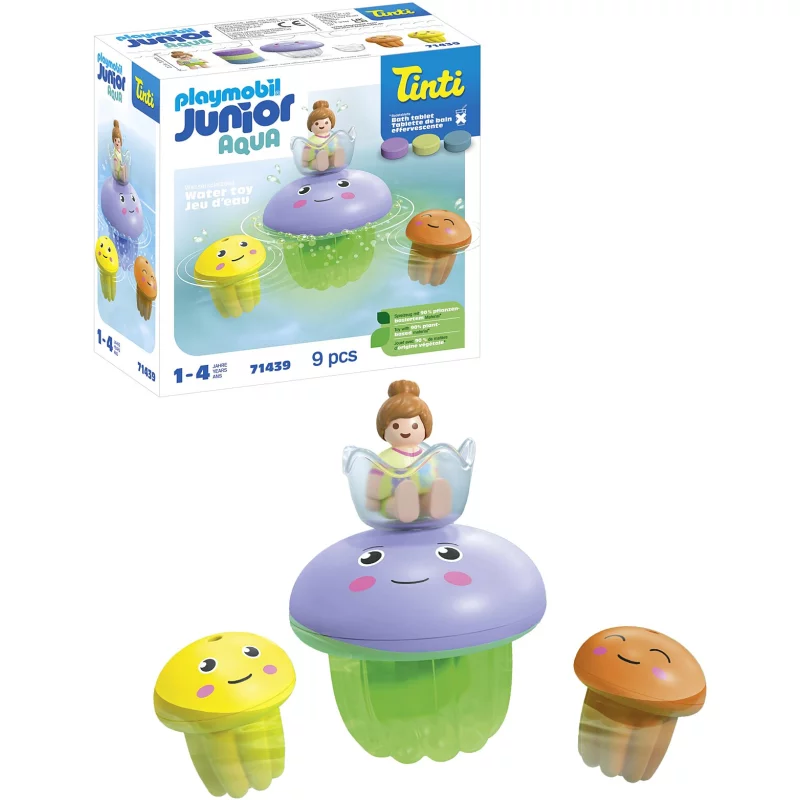 Image : PLAYMOBIL 71439 Famille de méduses - Junior Aqua