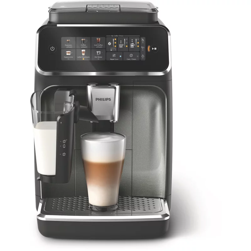 Image : Philips Série 3300 LatteGo EP3349/70 Noir Expresso avec broyeur