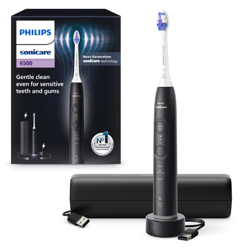Image : PHILIPS HX7411/02 Noir Brosse à dents