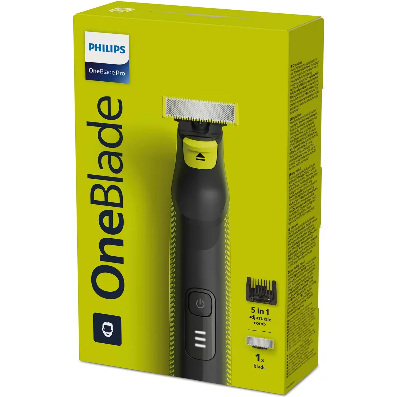 Image : Philips OneBlade Pro QP6506/15 5 4 W Noir Rasoir homme