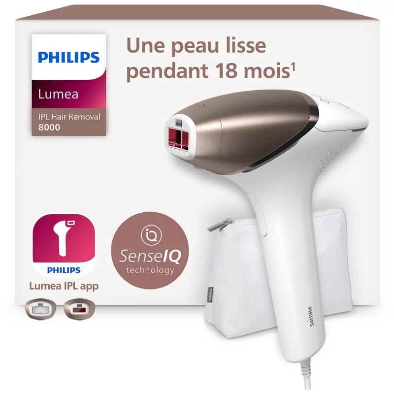 Image : Philips Lumea série 8000 SenseIQ BRI945 Épilateur à lumière pulsée