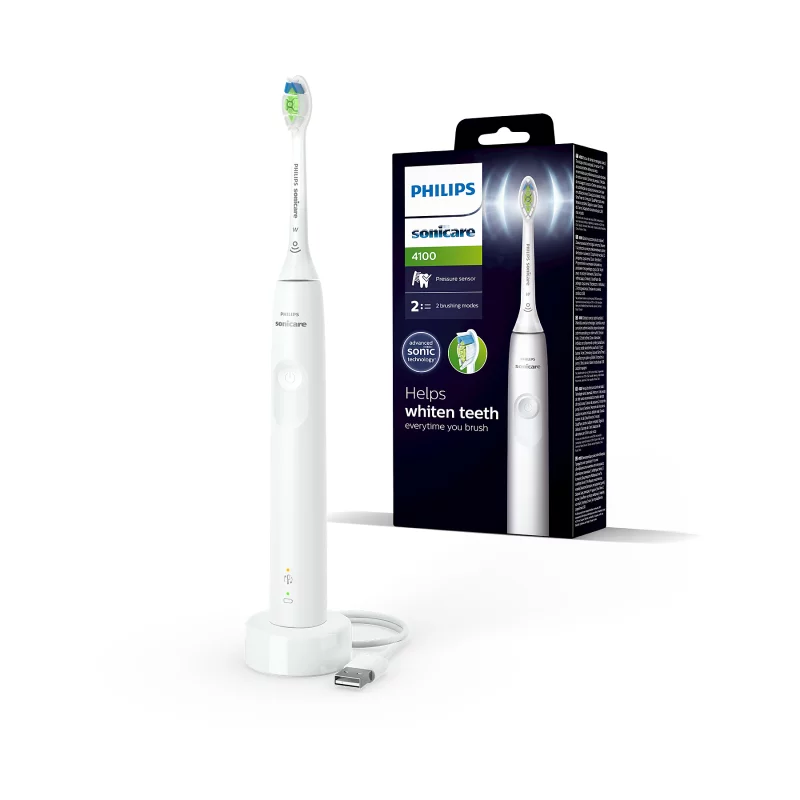 Image : Philips Sonicare Série 4100 HX3681/33 Blanc Brosse à dents électrique