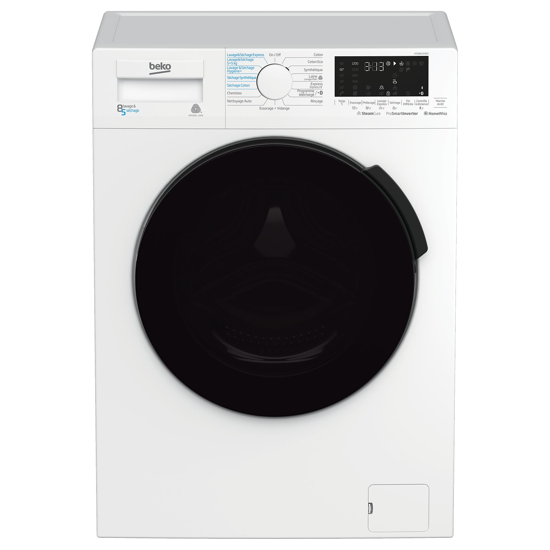 Image : BEKO HTE8614YBST Lave-linge séchant b300