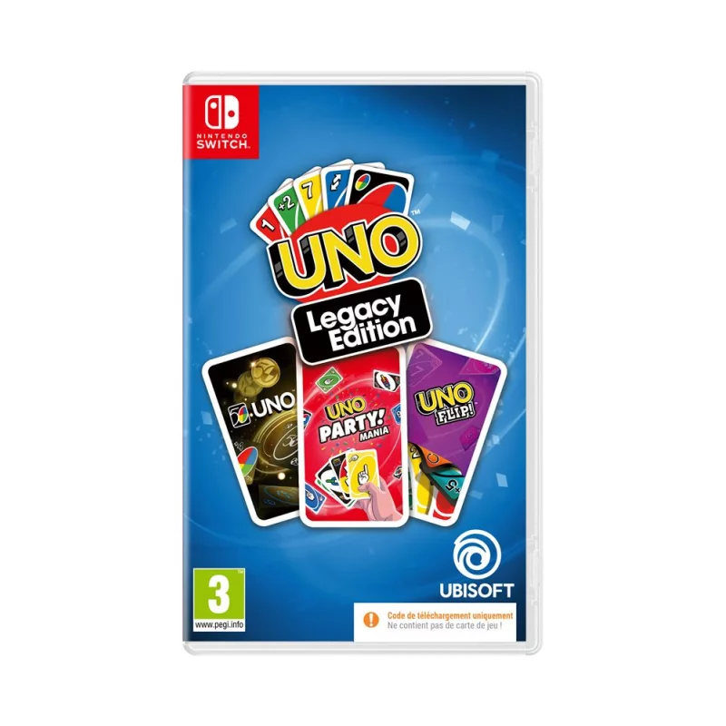 Image : UNO Legacy Code in a box Nintendo Switch