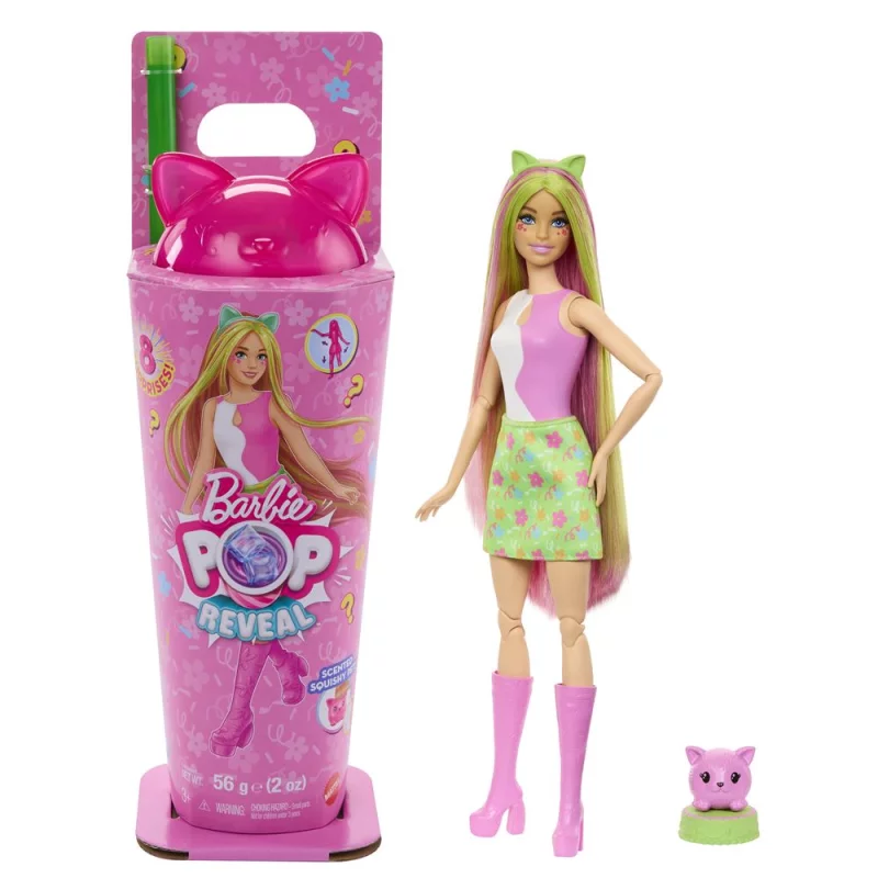 Image : Barbie Pop Reveal Chaton Rose