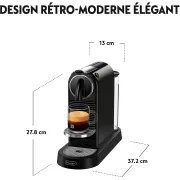 Image : DELONGHI Citiz noir Nespresso
