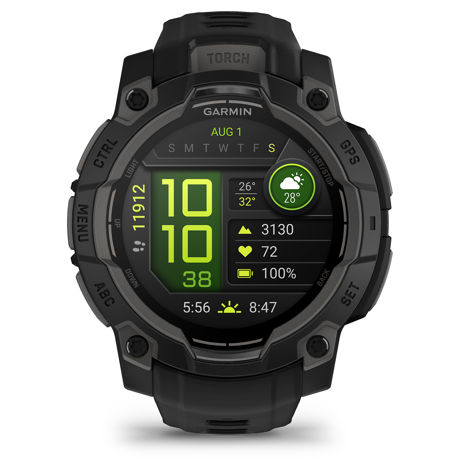 Image : GARMIN Instinct3 Amoled 45mm Noir Montre sport