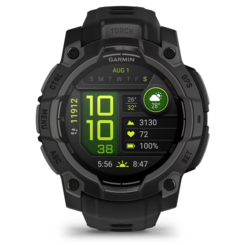 Image : GARMIN Instinct3 Amoled 45mm Noir Montre sport