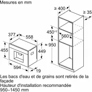 Image : BOSCH CTL7181B0 Série 8 Expresso encastrable