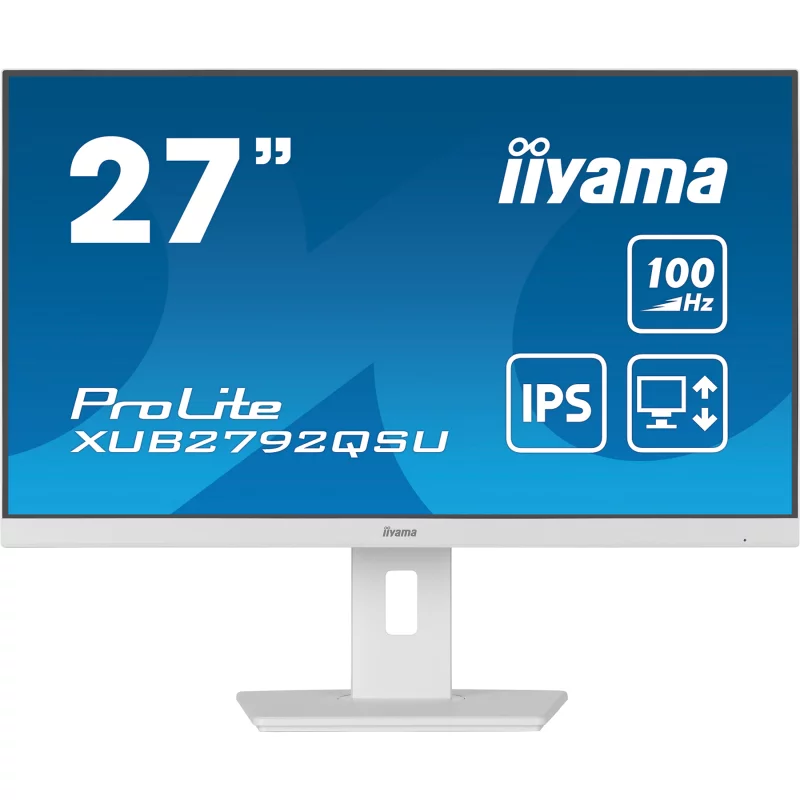 Image : IIYAMA PROLITE XUB2792QSU-W6 27'' Plat IPS Ecran PC