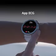 Image : HUAWEI WATCH GT 5 Pro 46mm Bracelet en fluoroélastomére noir