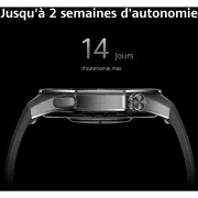 Image : HUAWEI WATCH GT 5 Pro 46mm Bracelet en fluoroélastomére noir