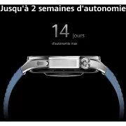 Image : HUAWEI WATCH GT 5 46mm Bracelet tissé bleu