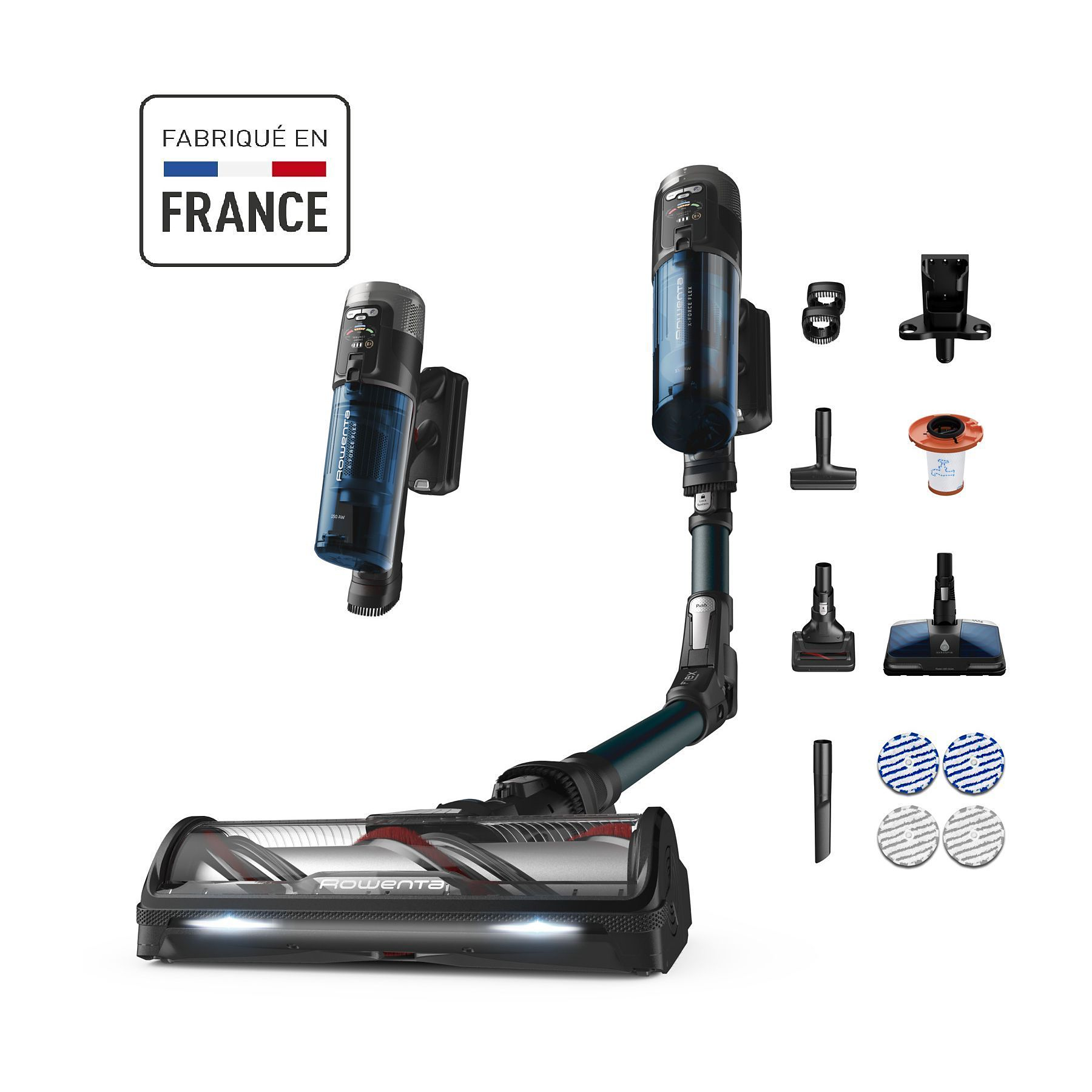 Image : Rowenta X-Force Flex 13.60  Aspirateur balai laveur RH9AD1WO