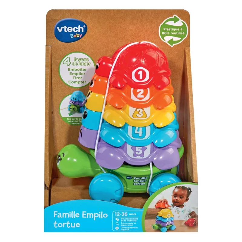 Image : Vtech Baby Famille Empilo Tortue