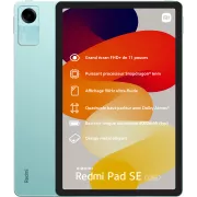 XIAOMI Redmi Pad SE 4 GO + 128 GO Vert Menthe