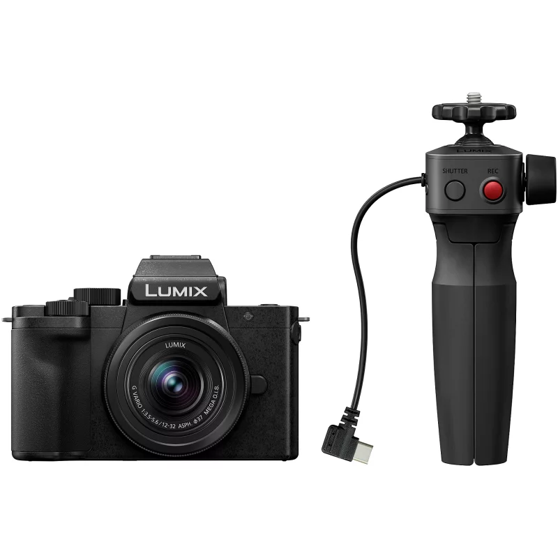 Image : PANASONIC Lumix G100 noir+12-32mm+poignèe Trepied