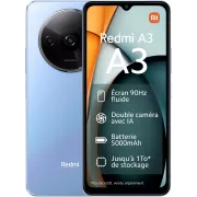 XIAOMI Redmi A3 Bleu 3 GO + 64 GO