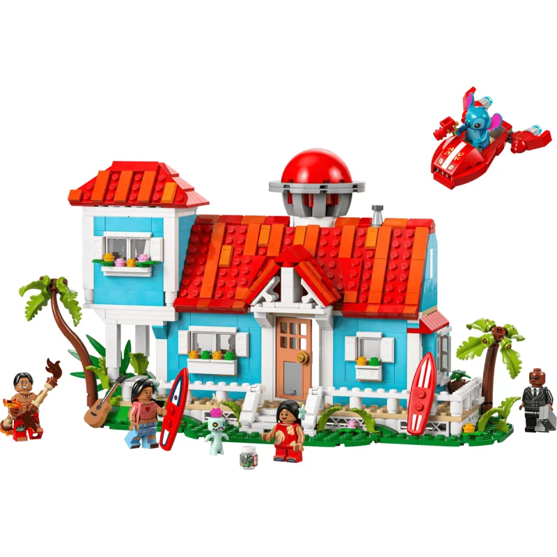 Image : LEGO 43268 La maison sur la plage de Lilo et Stitch Disney Classic