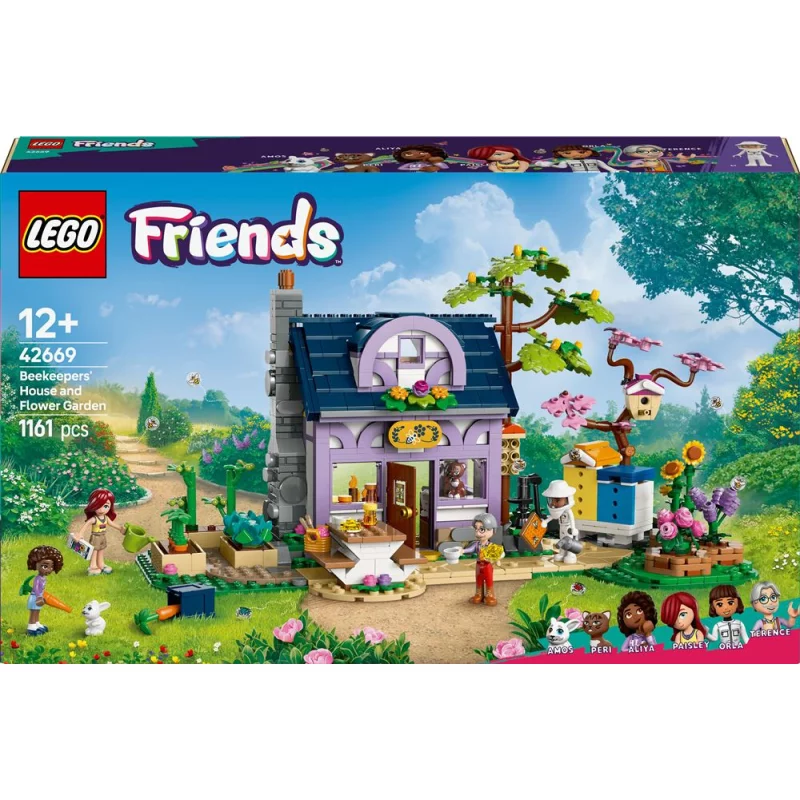Image : LEGO 42669 La maison des apiculteurs et le jardin fleuri Friends