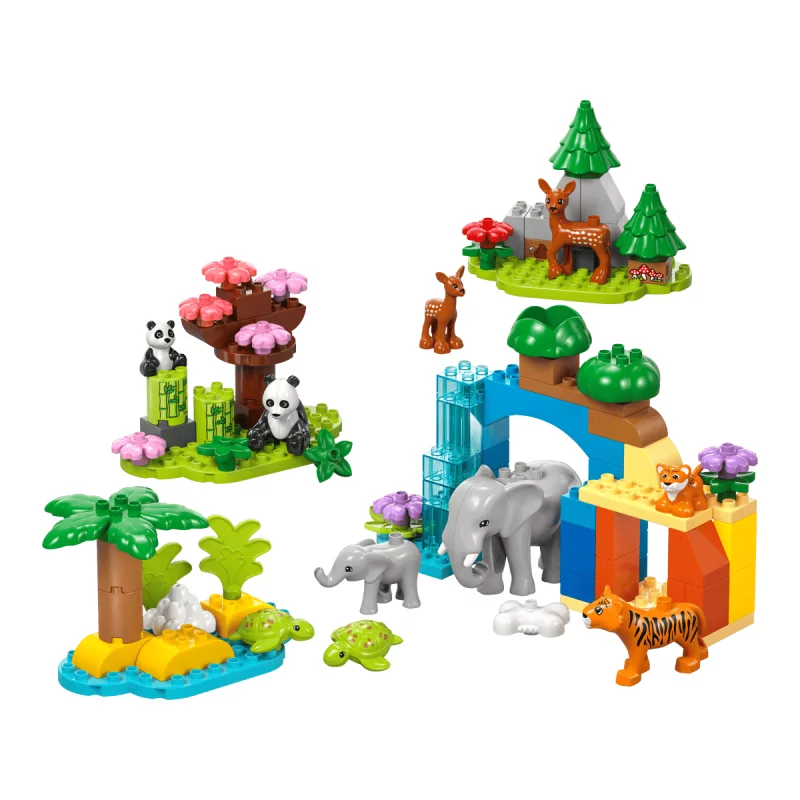 Image : LEGO 10446 Familles d'animaux sauvages 3-en-1 DUPLO Town