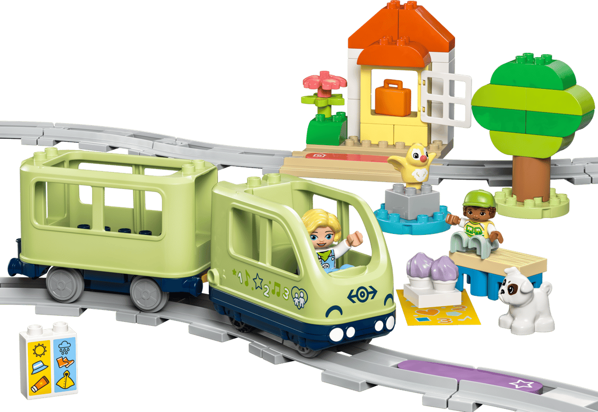 Image : LEGO 10427 Le train d'aventures interactif DUPLO Town
