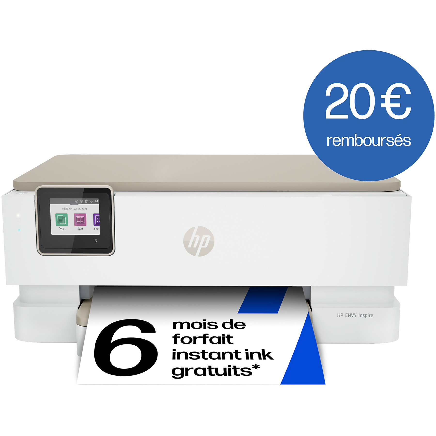 Image : HP Envy Inspire 7224e éligible Instant Ink Imprimante jet d'encre