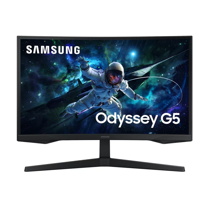 Image : SAMSUNG ODYSSEY G5 G55C Incurvé 27'' VA Ecran PC Gamer