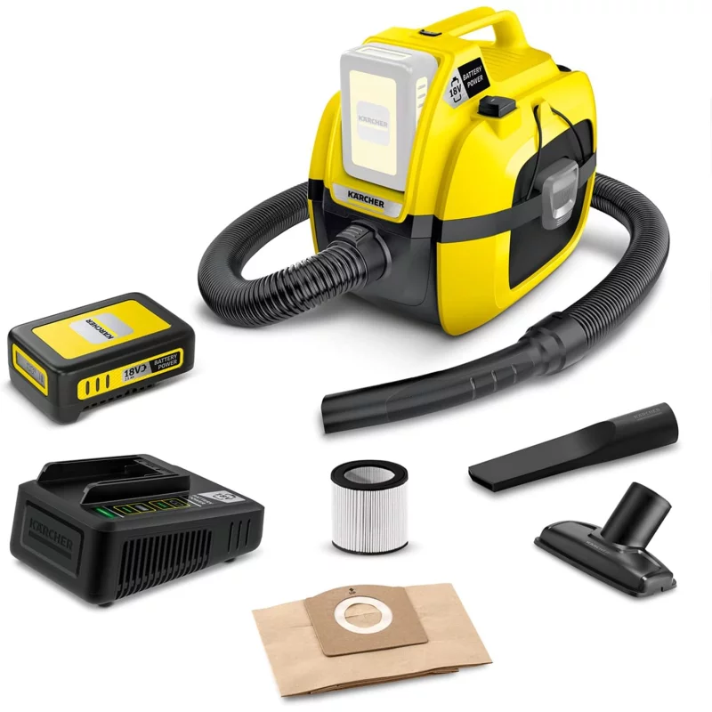 Image : Karcher WD1 Compact Aspirateur eau et poussières sans fil