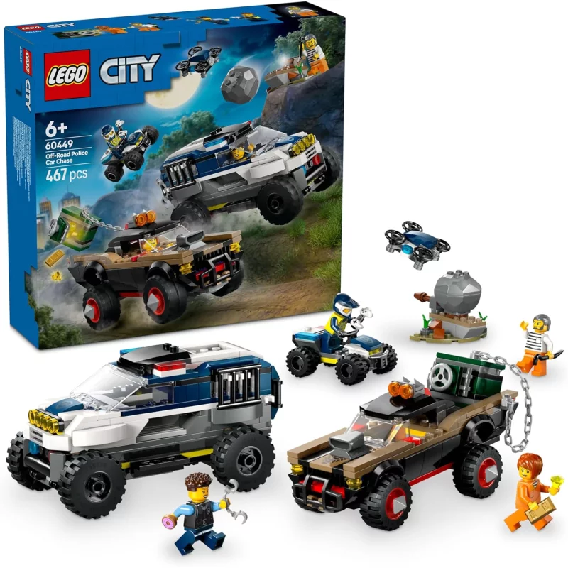 Image : LEGO 60449 La course-poursuite de la voiture de police tout-terrain City
