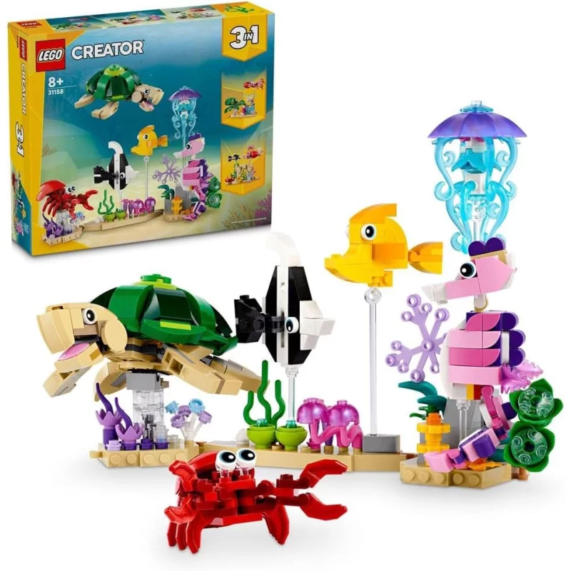 Image : LEGO 31158 Les animaux marins  Creator 3-en-1
