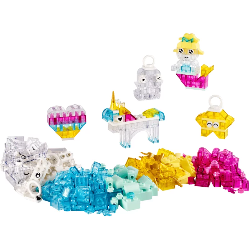 Image : LEGO 11040 La boîte de briques transparentes magiques Classic
