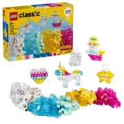 Image : LEGO 11040 La boîte de briques transparentes magiques Classic