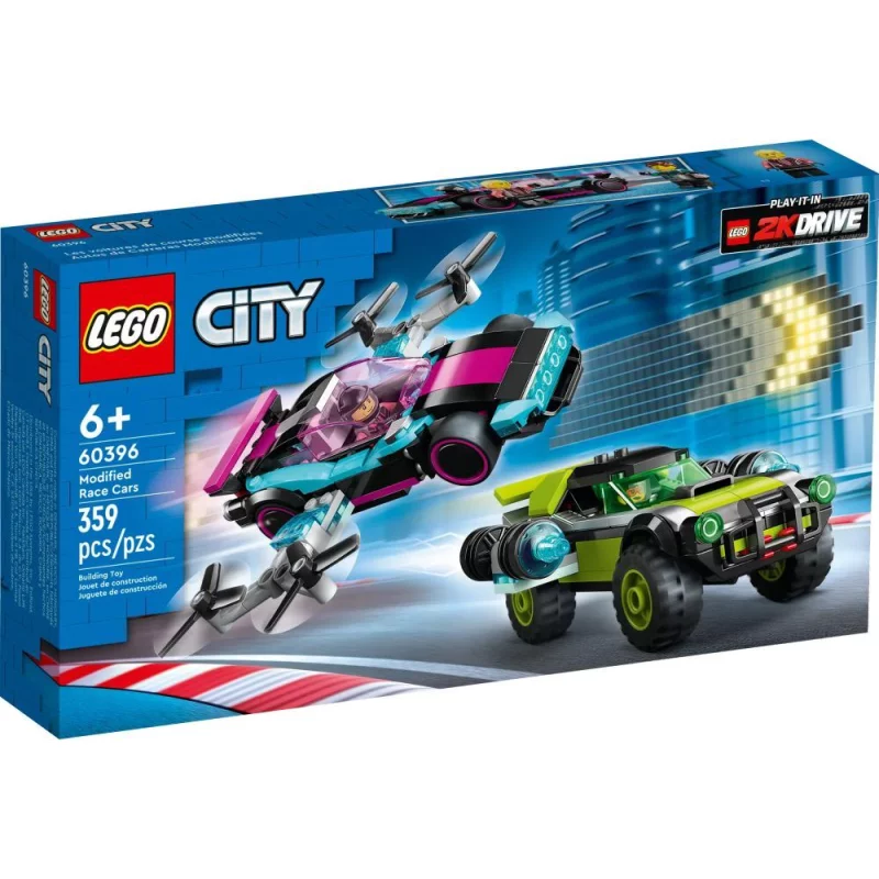 Image : LEGO 60396 Les voitures de course modifiées City