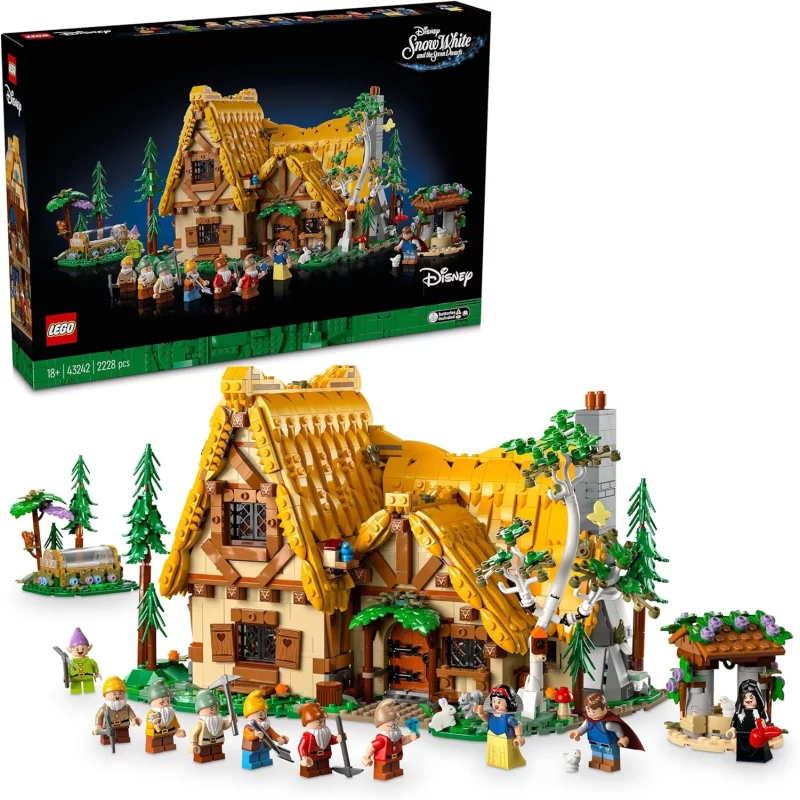 Image : LEGO 43242 La Chaumière de Blanche-Neige et des Sept Nains Disney Mickey et ses amis