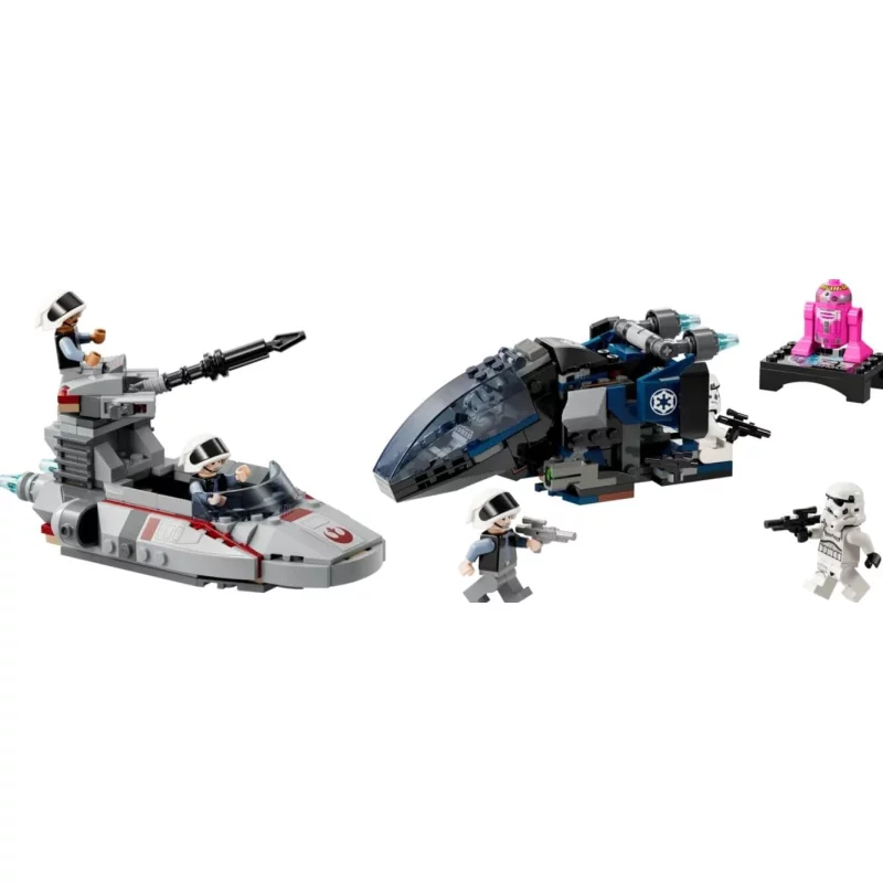 Image : LEGO 40755 Le vaisseau de transport impérial contre le speeder des éclaireurs rebelles Star Wars