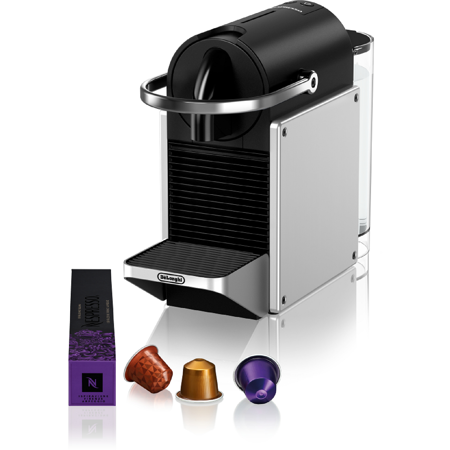 Image : DELONGHI Pixie gris metal Nespresso