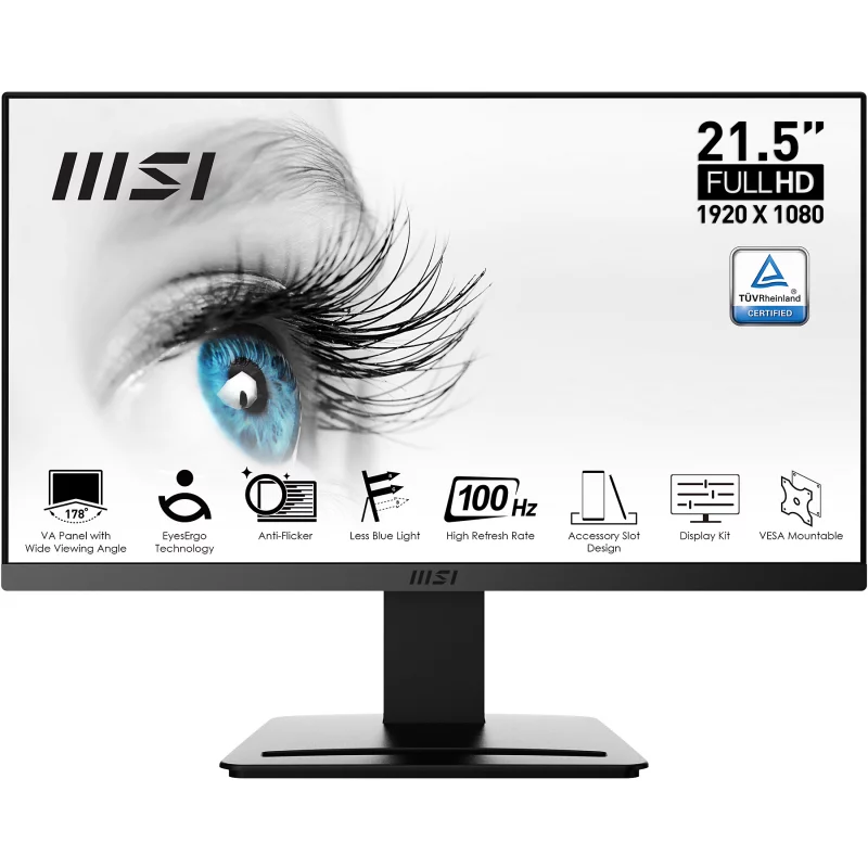 Image : MSI PRO MP223 Plat 22'' VA Ecran PC