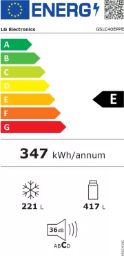 Image : LG Gslc40eppe -Réfrigérateur Américain