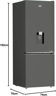 Image : BEKO B3RCNE564HDG Réfrigérateur