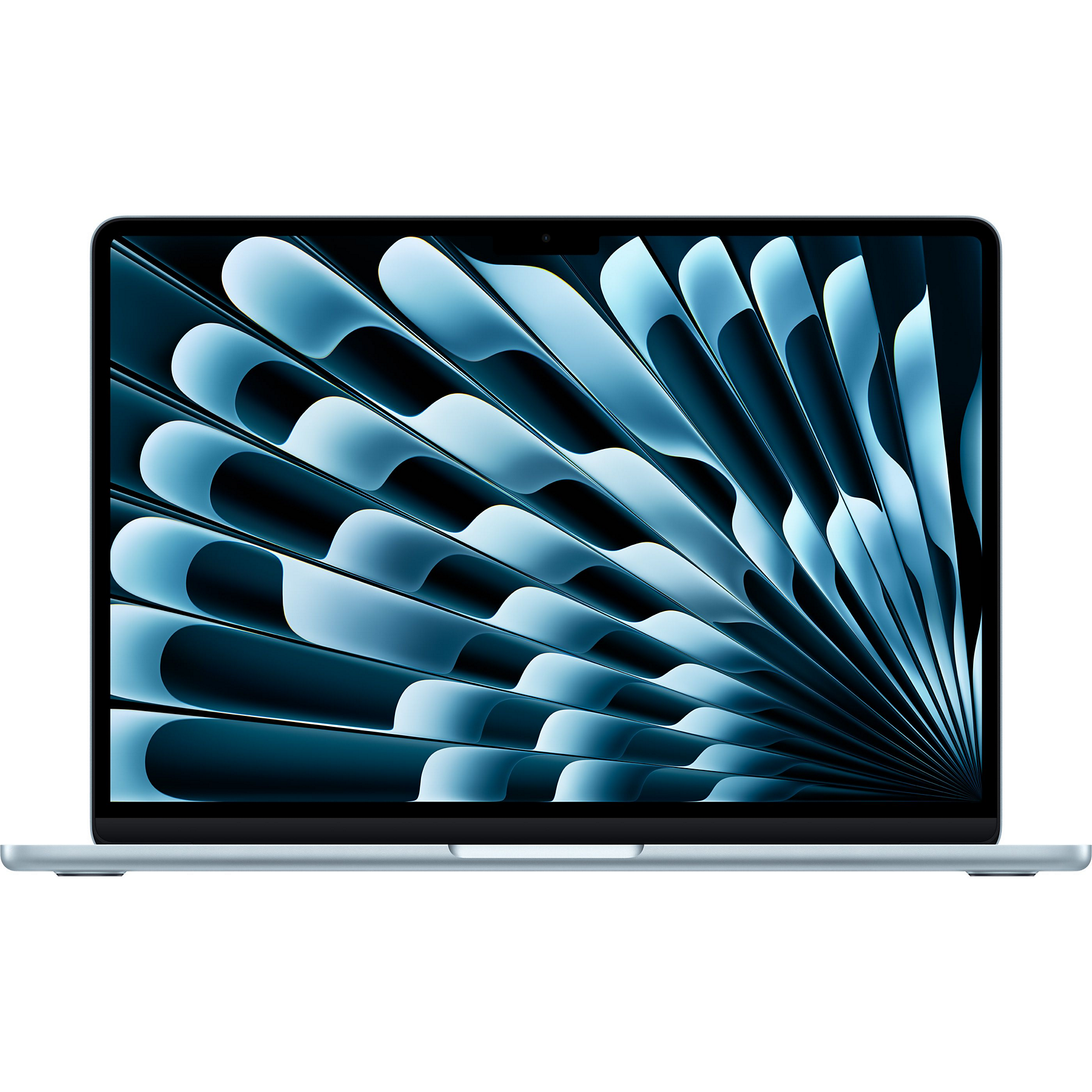 Image : Apple MacBook Air 13' 256 Go SSD 16 Go M4 Bleu Ciel - MC6T4FN/A