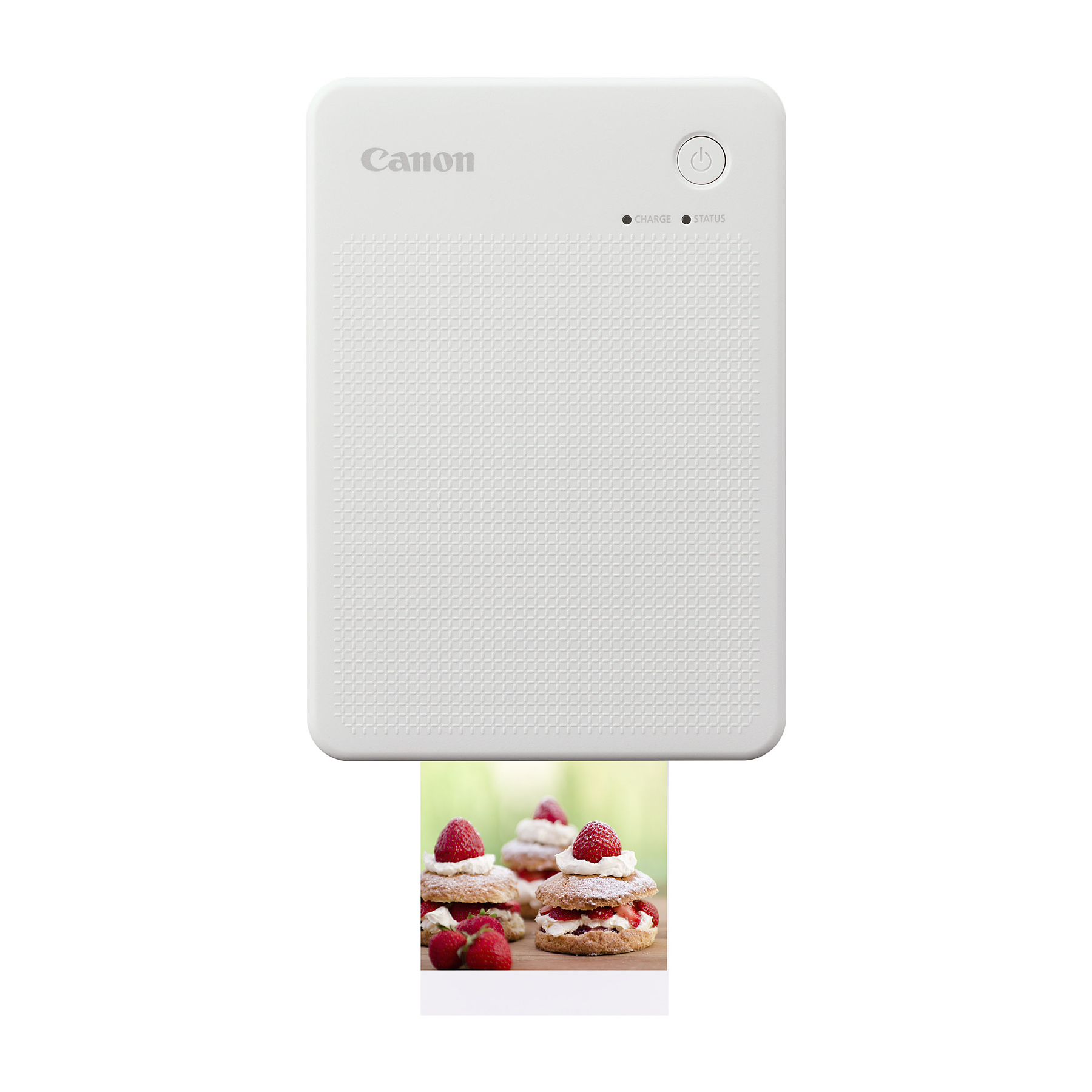 Image : CANON SELPHY QX20 Blanc Sable Imprimante photo portable