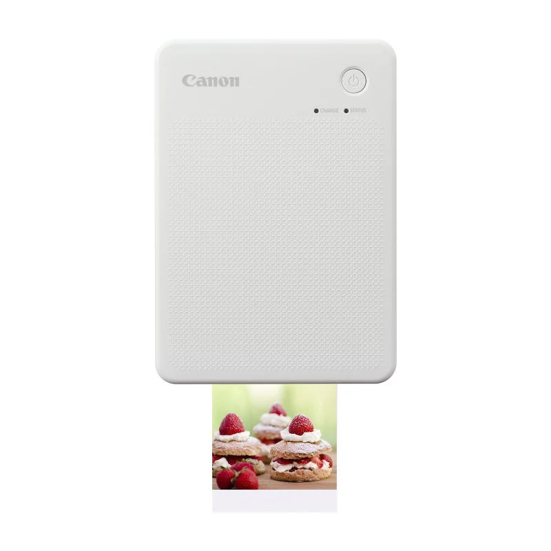Image : CANON SELPHY QX20 Blanc Sable Imprimante photo portable