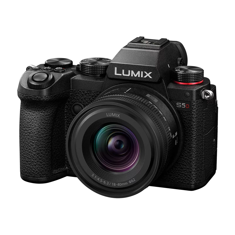 Image : PANASONIC Kit Lumix S full Frame S5D + 18-40mm Appareil photo Hybride