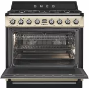 Image : SMEG TR90GPP Piano de cuisson gaz